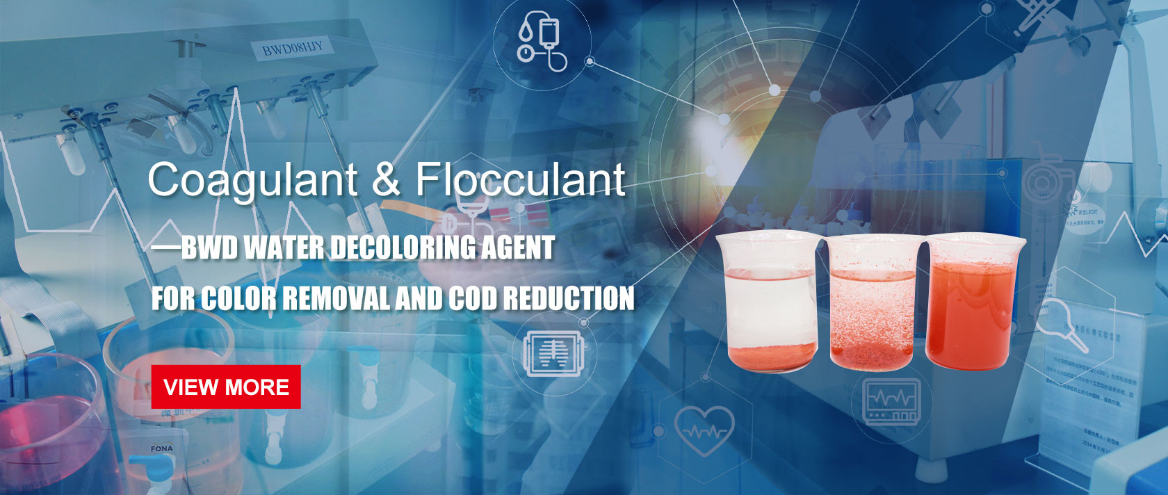 Kwaliteit Water Zuiverende Chemische producten fabriek