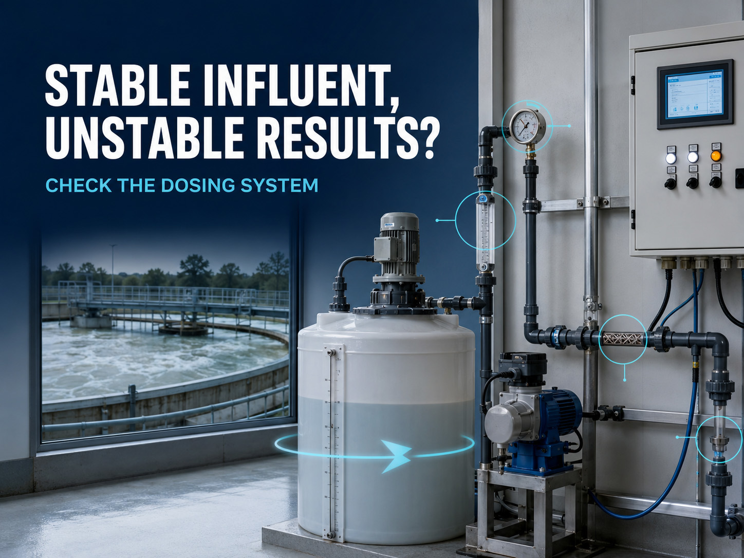 Laatste bedrijfsblogs Stable Influent but Unstable Treatment Results? Check the Chemical Dosing System