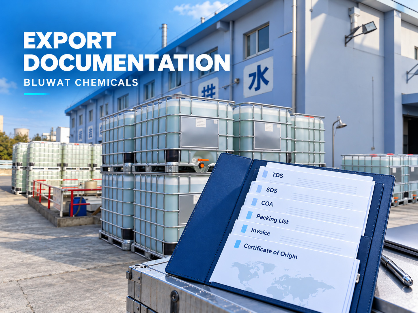 Laatste bedrijfsblogs Welke exportdocumenten levert Bluwat Chemicals bij elke zending?