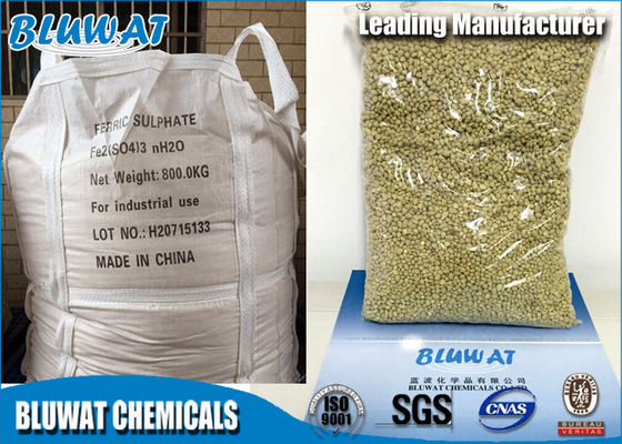 kopen Het Sulfaatflocculant van de kleurstofwaterzuiveringsinstallatie PFS Poly Ijzer Hoge Zuiverheid online vervaardiging