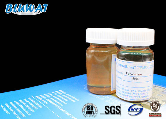 kopen Van het het Quaternaire Ammoniumpolymeer 50% van de waterbehandeling Vloeibare Polyamine Van kationen online vervaardiging