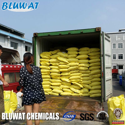 kopen Het Water Zuiverende Chemische producten van het Yelllowpoeder PAC 30% voor Waterbehandeling in Indonesië online vervaardiging