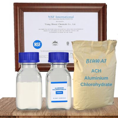 kopen NSF gecertificeerd Drinkwaterbehandeling Waterzuiverende chemicaliën Coagulant ACH Aluminiumchlorhydraat poeder online vervaardiging