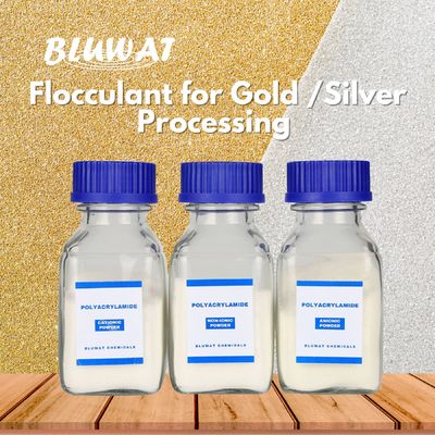 kopen Polymer Polyelectrolyte Flocculant voor goud en zilver Processen Snelle afwikkeling online vervaardiging