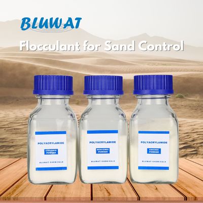 kopen Niet-ionisch polyacrylamide flocculant PAM Sand Control Sand Fixation Soil Moisture Agent online vervaardiging