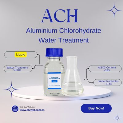 kopen Doorzichtige vloeistof ACH aluminiumchlorhydraat Perfecte oplossing voor waterbehandeling Coagulatie en flocculatie online vervaardiging