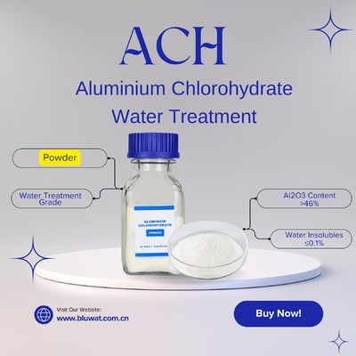 kopen Waterbehandeling Poeder ACH Aluminium Chlorohydraat Zware metalen en fosfaten Verwijder coagulant online vervaardiging