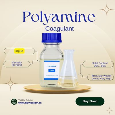 kopen Vaste stoffen 50% Polyamine met verschillende moleculaire massa viscositeit Reiniging van afvalwater Chemische stoffen uit olievelden online vervaardiging