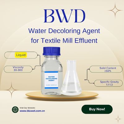 kopen Waterhelderingsmiddel Kleurverwijderingsmiddel Stoffen Verven Afvalwater Textielfabriek Effluent Textielproductie Afvalwater online vervaardiging