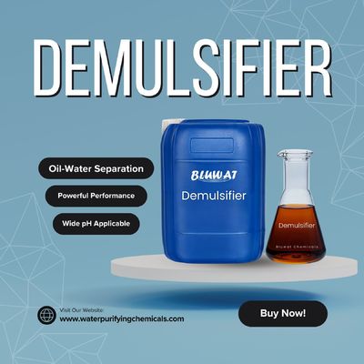 kopen Emulsiebreker De-emulgerend middel Emulgatorinhibitor voor olievervuiling Verwerking van mariene olieafvalwater online vervaardiging