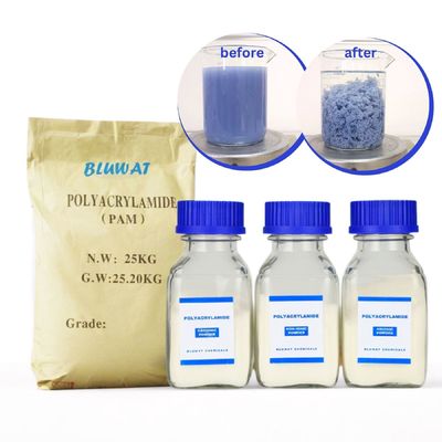 kopen Polyacrylamide PAM Polyelectrolyte Flocculant Chemicals gebruikt in afvalwaterzuiveringsinstallaties online vervaardiging