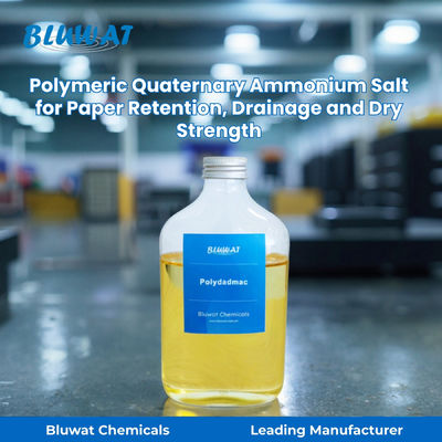 kopen Polymeric Quaternary Ammonium Salt Polydadmac for Paper Retention, Drainage and Dry Strength | Bluwat Chemicals online vervaardiging