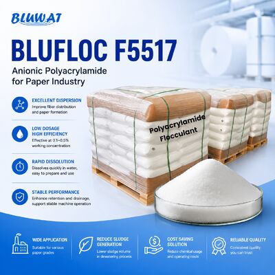 kopen BLUFLOC F5517 Papierretentie- en dispersiepolymeer voor moderne papierproductiesystemen online vervaardiging