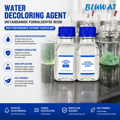 kopen Vloeibare dicyandiamide formaldehydehars  Polykationisch floculerend middel voor papiervervaardiging online vervaardiging