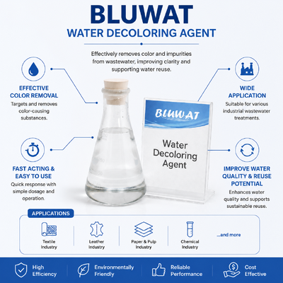 kopen BWD-01 Waterverfmiddel voor hoogkleurig industrieel afvalwater met 50-99% kleurverwijdering en 50-80% COD-reductie online vervaardiging