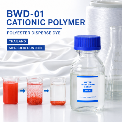 Kopen BWD-01 Cationisch-polymeren waterverfmiddel voor polyesterverspreide kleurstoffen afvalwater in Thailand online vervaardiging