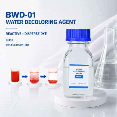 Kopen 50% -55% Vaste Stof BWD-01 Water Ontkleuringsmiddel voor Reactive en Disperse Kleurstof Afvalwater in China online vervaardiging
