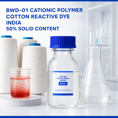 Kopen 50% BWD-01 Cationisch polymeer voor de behandeling van afvalwater met reactieve kleurstoffen voor katoen in India online vervaardiging