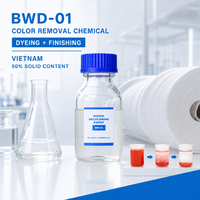 Kopen BWD-01 Kleurverwijderingschemicalie voor textielverf- en afwerkingsafvalwater in Vietnam online vervaardiging