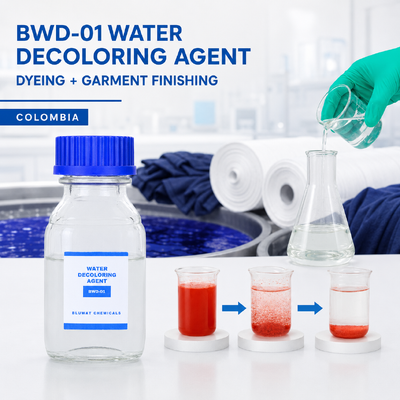 Kopen BWD-01 Waterverfmiddel voor het verven van textiel en het afwerken van kleding in Colombia online vervaardiging