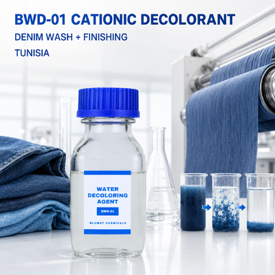 Kopen BWD-01 Kationische decolorant voor het wassen van denim en het afwerken van textiel afvalwater in Tunesië online vervaardiging