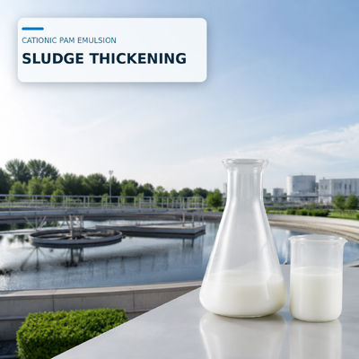Kopen Hoog Moleculair Gewicht Kationische PAM Emulsie voor Stedelijk Sludge Verdikking met Medium tot Ultra-Hoge Lading online vervaardiging