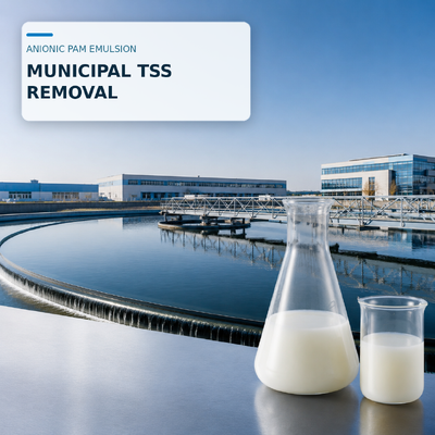 Kopen Anionische polyacrylamideemulsie voor het verwijderen van TSS van stedelijk afvalwater met een zeer hoog moleculair gewicht en op olie- en waterbasis online vervaardiging