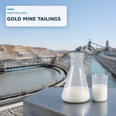 Kopen Anionische PAM-emulsie voor de afzetting van gouden staart, waterherwinning en flocculatie met een zeer hoog moleculair gewicht online vervaardiging