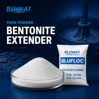 Kopen PHPA-poeder bentonietverlengmiddel met 89% min. vastgehalte voor laag vaste stoffen in boorvloeistoffen als anionische copolymer online vervaardiging