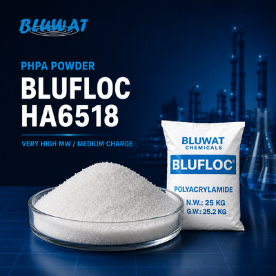 Kopen BLUFLOC HA6518 PHPA-poeder - zeer hoog moleculair gewicht, middelmatige lading online vervaardiging