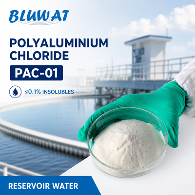 Kopen 0.1% Max. Insolubles 25kg Bag PAC-01 Polyaluminium Chloride for Reservoir Water Clarification online vervaardiging