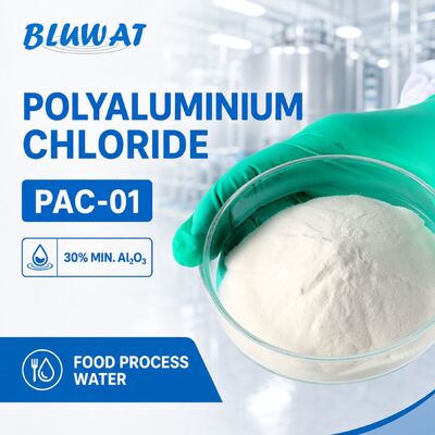 Kopen 30% Min. Al2O3 Wit Poeder PAC-01 Polyaluminiumchloride voor Voedselproceswaterbehandeling online vervaardiging