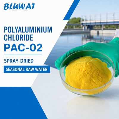 Kopen 30% Min. Al2O3 25kg zak PAC-02 Polyaluminiumchloride voor seizoensgebonden rauwwaterbehandeling online vervaardiging