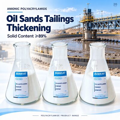 Kopen Anionic Polyacrylamide APAM 20-100 Mesh 89% Min Solid for Oil Sands Tailings Thickening CAS 9003-05-8 ISO 9001 Manufacturer 750kg Net Big Bag online vervaardiging