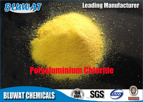 Van het het Poly-aluminiumchloride PAC van Bluwatchemische producten de Uitvlokking Lichtgele PH 3,0 - 5,0