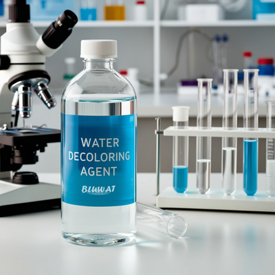Waterverfmiddel Kleur verwijderen Eliminatie Vermindering Verkleuring Chemische stoffen Kleurstof Reiniging van afvalwater