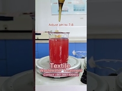 Textiel afvalwaterbehandeling chemische stoffen introduceren