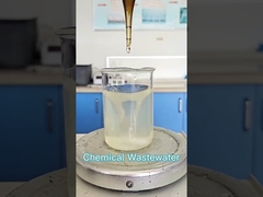 Hoe wordt chemisch afvalwater behandeld? door middel van een waterverfmiddel, polyacrylamide