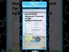 Verwerking van afvalwater door middel van water Verkleuring, polyacrylamide