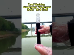 Hoe wordt afvalwater van de koolwasser behandeld?