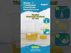 Chemische afvalwaterzuivering met behulp van waterverfstoffen, PAC en polyacrylamide-flocculant