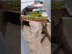 Polyacrylamide-polymeren Flocculant voor de zuivering van afvalwater van zandfabrieken