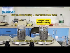 PAM Flocculant: Welke bezinkt slib sneller?