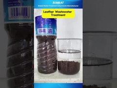 Leer afvalwaterbehandelingstest. #DecolorizingAgent #PAM #BluwatChemicals