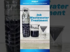 Printing Ink Wastewater Treatment Decolorization & Clear Water Demo #shorts #wastewater treatment