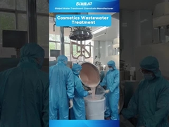 Snelle cosmetica afvalwaterzuivering | Ontkleuringsmiddel & Polyacrylamide #shorts #waterzuivering